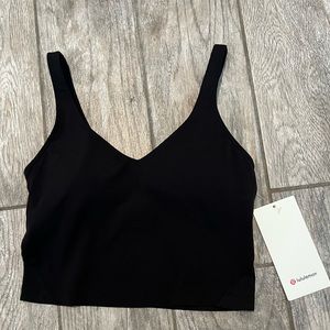 NWT LULULEMON ALIGN TANK - BLACK / size 6